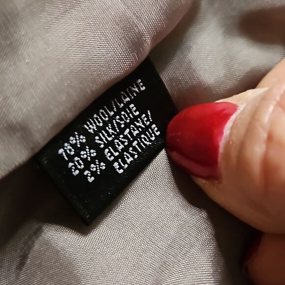 Lafayette 148 Pewter & baby blue pinstriped Blazer size 8 - Picture 10 of 10